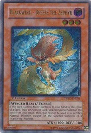 Blackwing Breeze the Zephyr UTR The Shining Darkness Yu-Gi-Oh! card