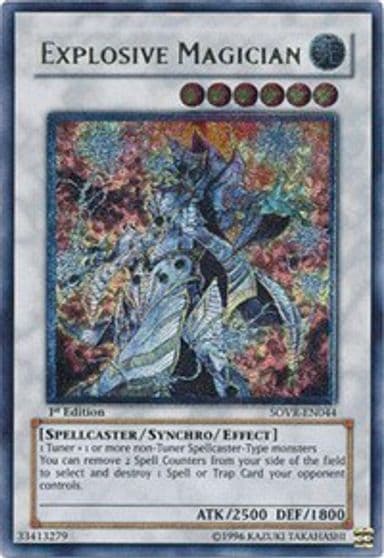 Explosive Magician UTR Stardust Overdrive Yu-Gi-Oh! card