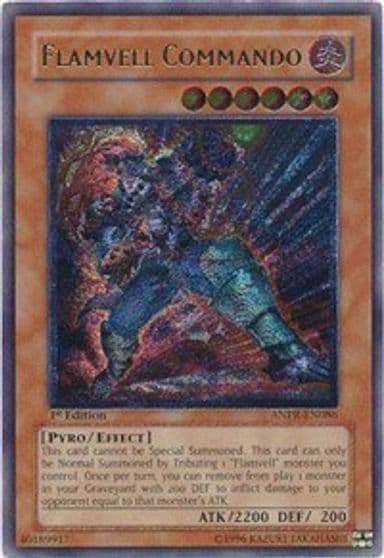 Flamvell Commando UTR Ancient Prophecy Yu-Gi-Oh! card