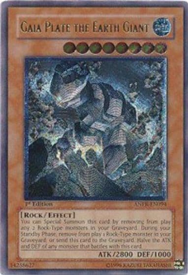 Gaia Plate the Earth Giant UTR Ancient Prophecy Yu-Gi-Oh! card