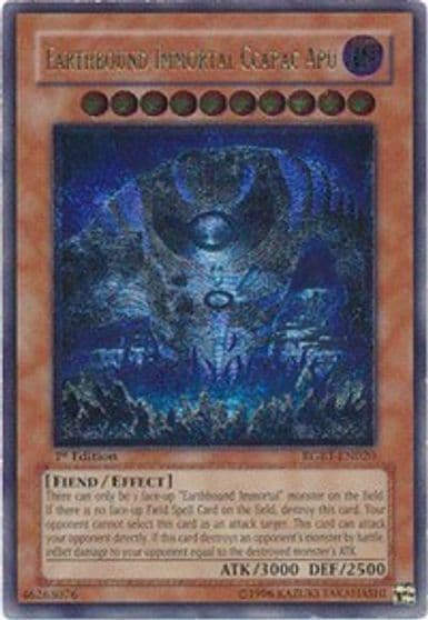 Earthbound Immortal Ccapac Apu UTR Raging Battle Yu-Gi-Oh! card