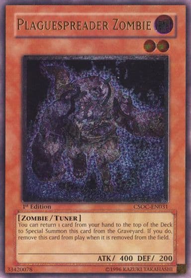 Plaguespreader Zombie UTR Crossroads of Chaos Yu-Gi-Oh! card