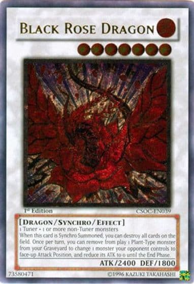 Black Rose Dragon UTR Crossroads of Chaos Yu-Gi-Oh! card