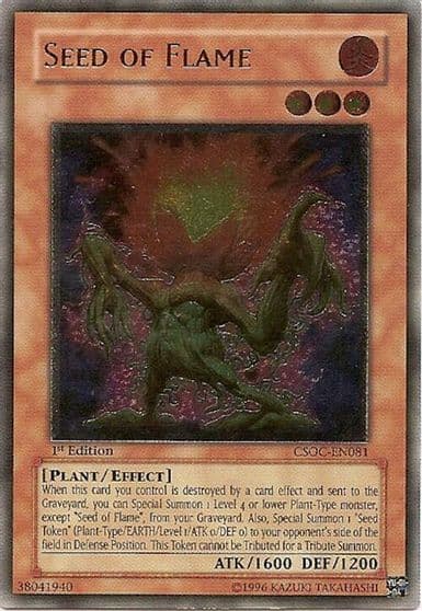 Seed of Flame UTR Crossroads of Chaos Yu-Gi-Oh! card