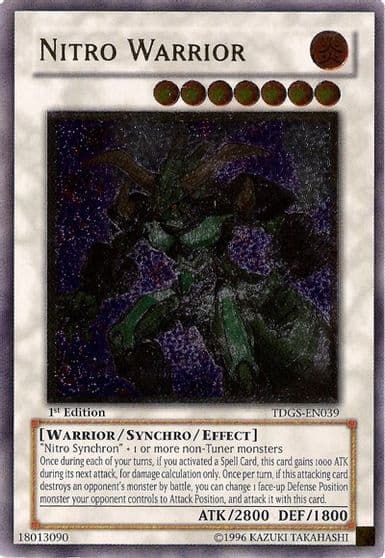 Nitro Warrior UTR The Duelist Genesis Yu-Gi-Oh! card