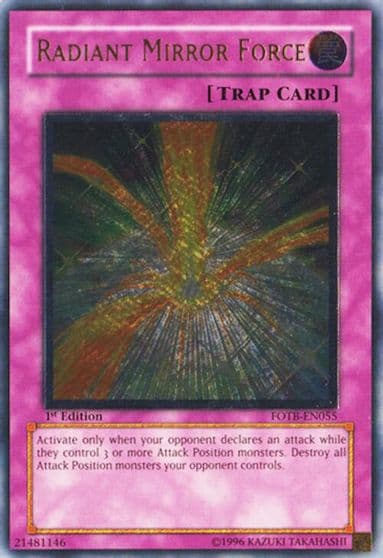 Radiant Mirror Force UTR Force of the Breaker Yu-Gi-Oh! card