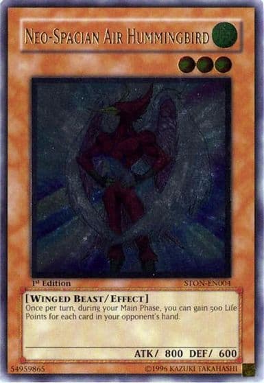 Neo Spacian Air Hummingbird UTR Strike of Neos Yu-Gi-Oh! card
