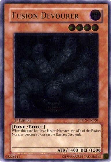 Fusion Devourer UTR Strike of Neos Yu-Gi-Oh! card