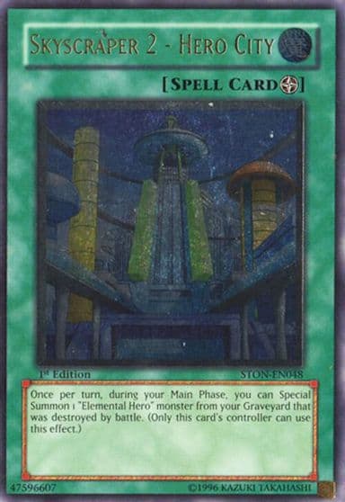 Skyscraper 2 Hero City UTR Strike of Neos Yu-Gi-Oh! card