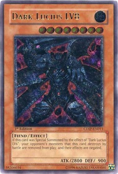 Dark Lucius LV8 UTR Cyberdark Impact Yu-Gi-Oh! card
