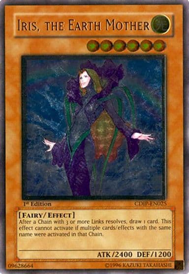 Iris the Earth Mother UTR Cyberdark Impact Yu-Gi-Oh! card