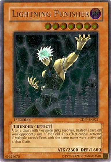 Lightning Punisher UTR Cyberdark Impact Yu-Gi-Oh! card