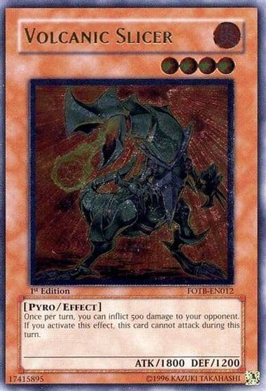 Volcanic Slicer UTR Force of the Breaker Yu-Gi-Oh! card