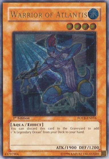 Warrior of Atlantis UTR Force of the Breaker Yu-Gi-Oh! card