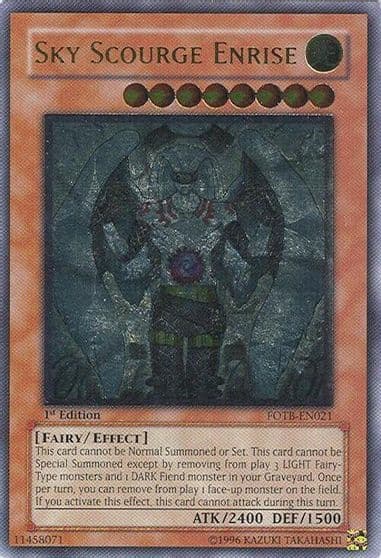 Sky Scourge Enrise UTR Force of the Breaker Yu-Gi-Oh! card