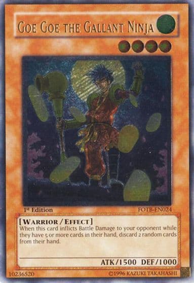 Goe Goe the Gallant Ninja UTR Force of the Breaker Yu-Gi-Oh! card