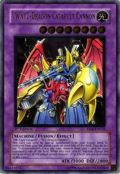 VWXYZ Dragon Catapult Cannon UTR Elemental Energy Yu-Gi-Oh! card
