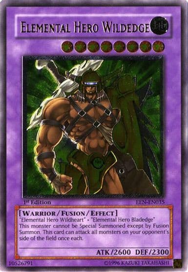 Elemental Hero Wildedge UTR Elemental Energy Yu-Gi-Oh! card