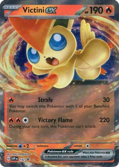 Victini ex - 142 SV: Scarlet & Violet Promo Cards Pokemon card
