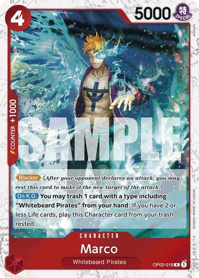 Marco Jolly Roger Foil Premium Booster -The Best- One Piece card