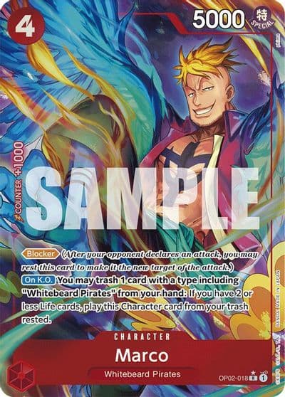 Marco Alternate Art Premium Booster -The Best- One Piece card