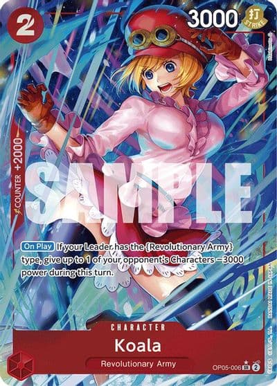 Koala Alternate Art Premium Booster -The Best- One Piece card
