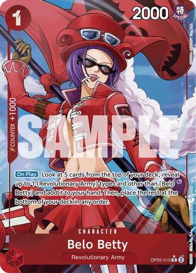 Belo Betty Alternate Art Premium Booster -The Best- One Piece card