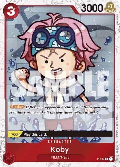 Koby Jolly Roger Foil Premium Booster -The Best- One Piece card