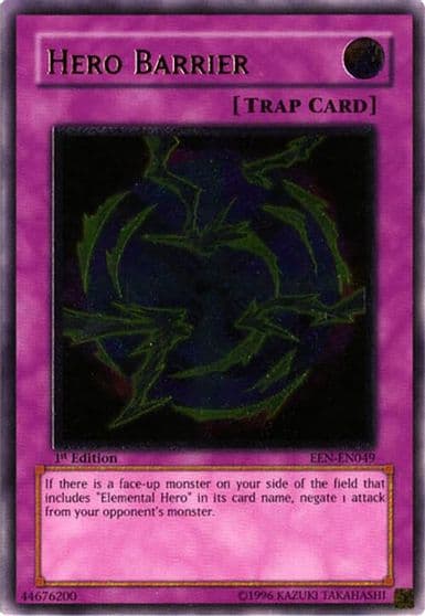 Hero Barrier UTR Elemental Energy Yu-Gi-Oh! card