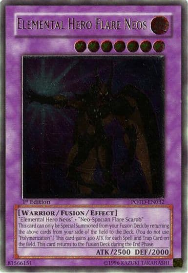 Elemental Hero Flare Neos UTR Power of the Duelist Yu-Gi-Oh! card