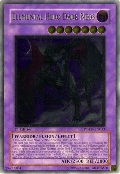 Elemental Hero Dark Neos UTR Power of the Duelist Yu-Gi-Oh! card