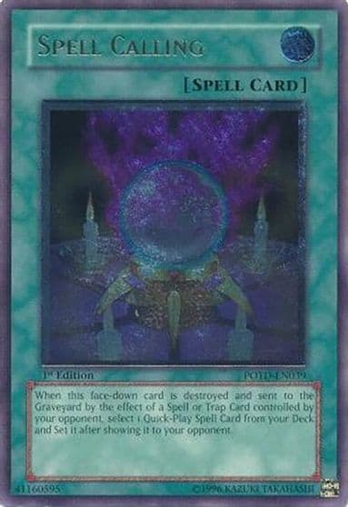 Spell Calling UTR Power of the Duelist Yu-Gi-Oh! card
