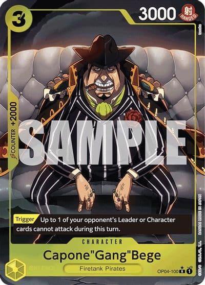 CaponeGangBege OP04 100 Alternate Art Premium Booster -The Best- One Piece card