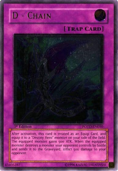 D Chain UTR Power of the Duelist Yu-Gi-Oh! card