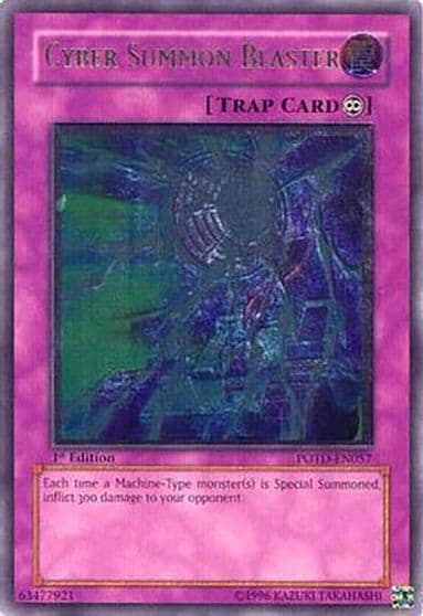 Cyber Summon Blaster UTR Power of the Duelist Yu-Gi-Oh! card