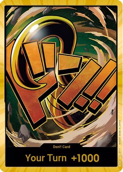 DON Card Crocodile Gold Premium Booster -The Best- One Piece card