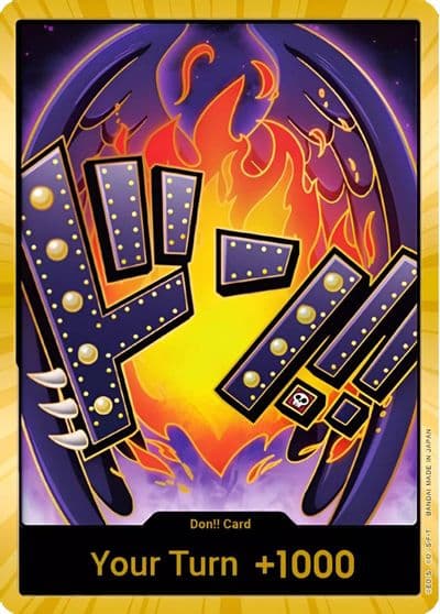 DON Card King Gold Premium Booster -The Best- One Piece card