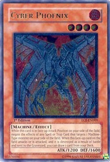 Cyber Phoenix UTR Enemy of Justice Yu-Gi-Oh! card
