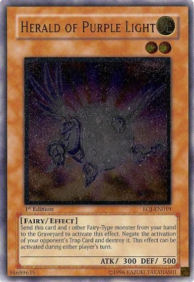 Herald of Purple Light UTR Enemy of Justice Yu-Gi-Oh! card