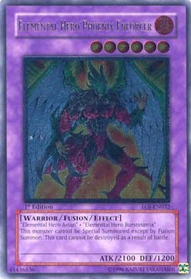 Elemental Hero Phoenix Enforcer UTR Enemy of Justice Yu-Gi-Oh! card
