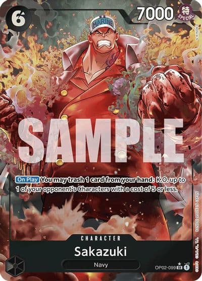 Sakazuki Alternate Art Premium Booster -The Best- One Piece card