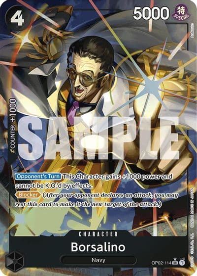Borsalino Alternate Art Premium Booster -The Best- One Piece card