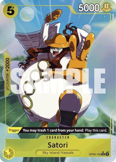 Satori Alternate Art Premium Booster -The Best- One Piece card
