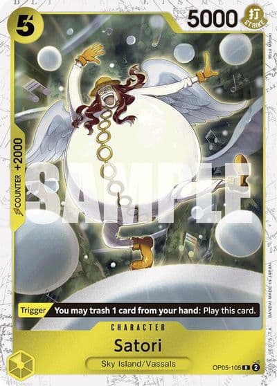 Satori Jolly Roger Foil Premium Booster -The Best- One Piece card