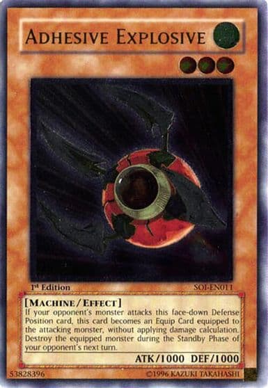 Adhesive Explosive UTR Shadow of Infinity Yu-Gi-Oh! card