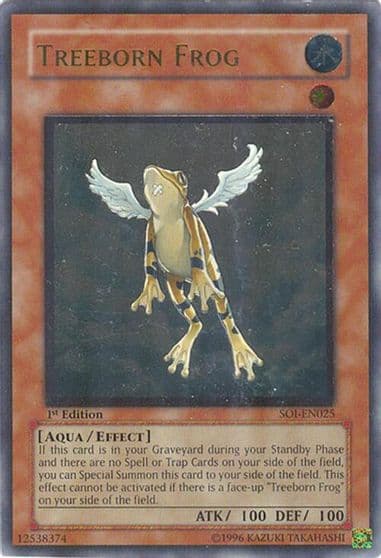 Treeborn Frog UTR Shadow of Infinity Yu-Gi-Oh! card