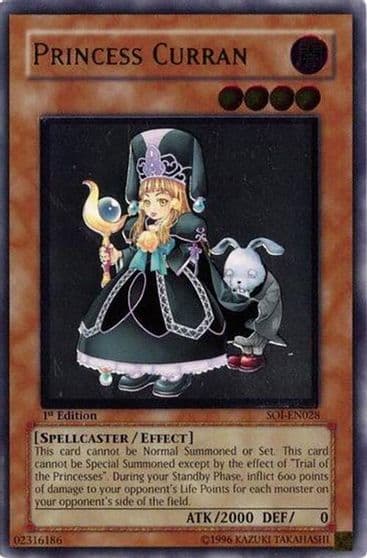 Princess Curran UTR Shadow of Infinity Yu-Gi-Oh! card