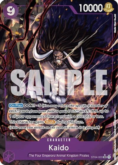 Kaido ST04 003 Alternate Art Premium Booster -The Best- One Piece card