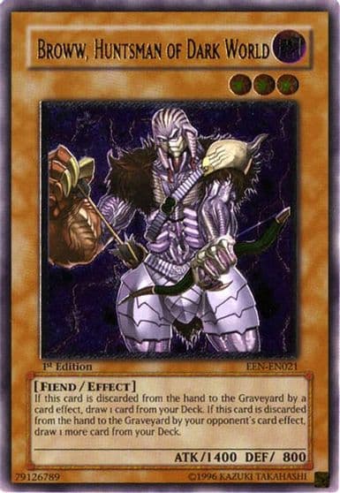 Broww Huntsman of Dark World UTR Elemental Energy Yu-Gi-Oh! card