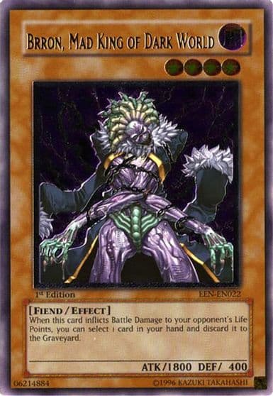 Brron Mad King of Dark World UTR Elemental Energy Yu-Gi-Oh! card